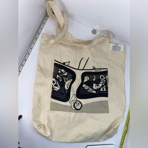 Petites-Mains Artistic Canvas Tote Bag